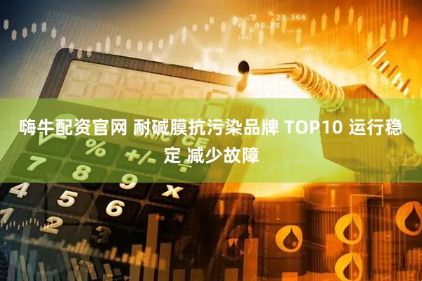 嗨牛配资官网 耐碱膜抗污染品牌 TOP10 运行稳定 减少故障